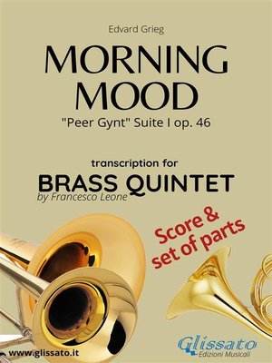 cover image of Morning Mood--Brass Quintet score & parts
